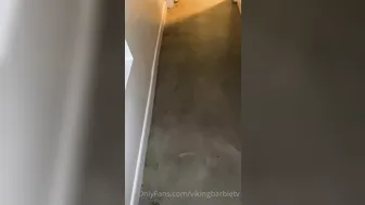 Viking Barbie onlyfans bitch in stockings gets squirt