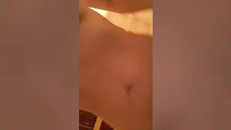 Sarah Vandella onlyfans busty lady masturbates the front cap with a sex toy