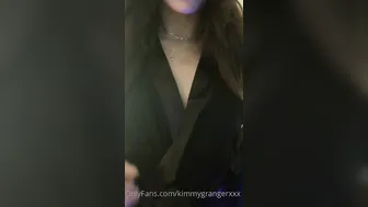 Kimmy Granger onlyfans sexy hottie gently pulls pussy