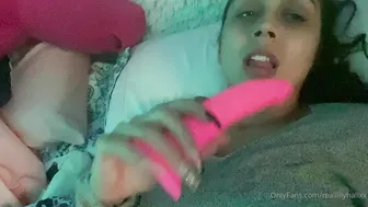 Lilly Hall onlyfans charming swiver touches pussy dildo