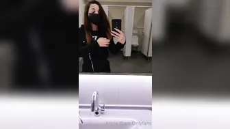 Kristy Black onlyfans openwork blonde erotically moving in front of the camera