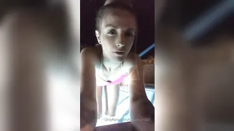 Karla Kush onlyfans skinny nipple pulls pussy with fingers