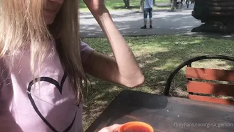 Gina Gerson onlyfans desired babe cums from erotic dance