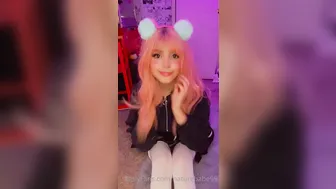 Darling Demarco onlyfans doll in stockings pulls pussy with fingers