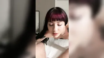 Charlotte Sartre onlyfans pretty female having fun with phallus