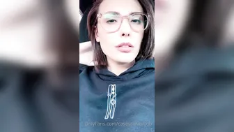 Casey Calvert onlyfans busty bitch massages her pussy and nipples