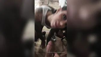 Chad White onlyfans dark chick seduces with big shapes