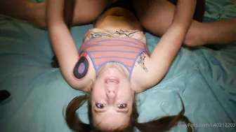 Amber Blank onlyfans passionate bitches saddled the phallus