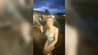 Ally Hardesty onlyfans bitch in uniform touches nipples