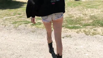 Aiden Ashley onlyfans whore babe jerks off through panties