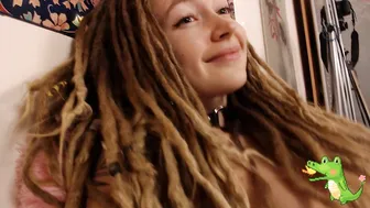 luckydread Appetizing wench rides sex toy
