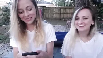 maddiesprings Shy babe poses in stockings