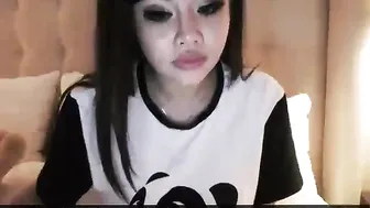 kiwikix Adorable babe gently squeezes pussy