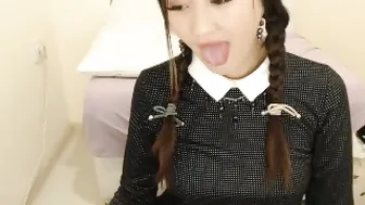 molly_cum Black-haired confused pounds both holes