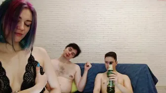 dale_charming busty babe masturbates shaved cunt