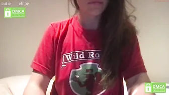 cutie___chloe naughty trash screeches like a bitch on a mate during vaginal masturbation