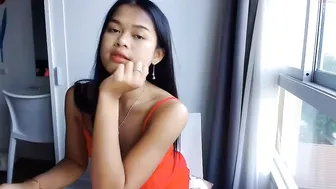 asianslut4you crazy beauty takes off her red dress