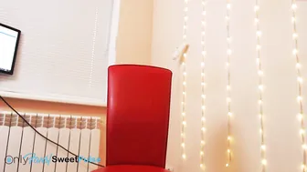 sweetpulse_ teasing his gap with her middle finger