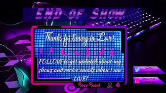 racyrebel busty chick caresses shaved pussy