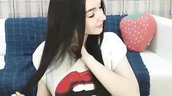 smooth__skin busty lady posing in fr