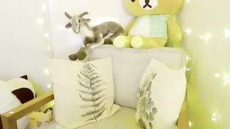 sluttypotato_ cute babe caresses shaved cunt