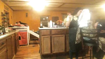 savageangel23 fluffy bitch with glasses masturbates pussy