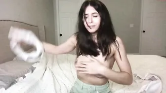 abigailrhodes crazy passion fingering shaved pussy