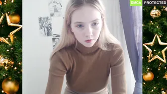 michelle_swan openwork wench in stockings coyly changes poses and strokes shaved pussy