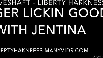 Liberty Harkness  jerking off my holes