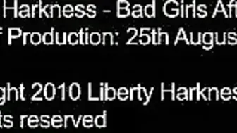 Liberty Harkness  young lady in stockings fucks pussy