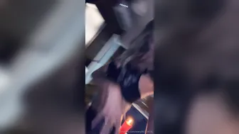 iammery busty young lady caresses nipples