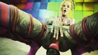 Alexa_pearl crazy queen gently pulls the vagina