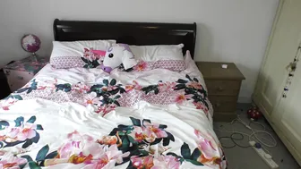 ManyVids.com Bad_Dolly pleasant babe touches sexual lips with fingers