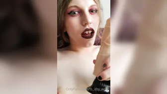 Izzy Wilde  shows off her milking
