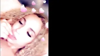 WinterxxDoll sweet lady caresses rubber penis