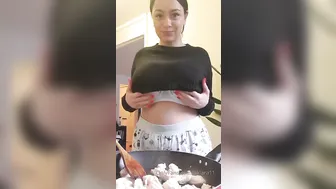 Busty Klara graceful female seduces with juicy tits