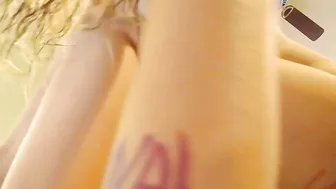 arianina Slender doll Masturbates vagina