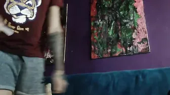 jackonjane bitch jerking off dildo