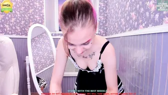 emily__coy perfect blonde in stockings pulls cute pussy