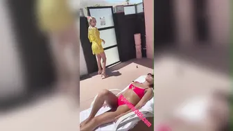 Violet Summers  amazing shows pussy
