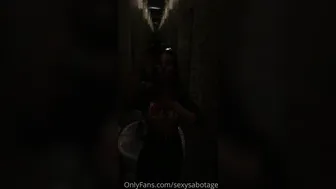 sexysabotage put two fingers into her anus