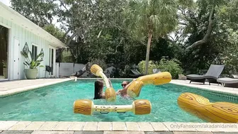 akadanidaniels hot latina fucks dildo