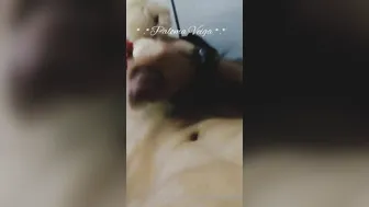 Paloma Veiga aka palomaveiga crazy lady jerks off and cums