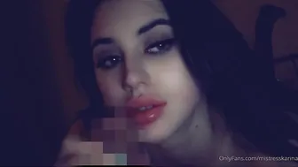 Mistress Karina girl's insatiable pussy