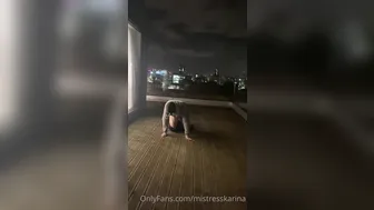 Mistress Karina charming lady blissfully bares