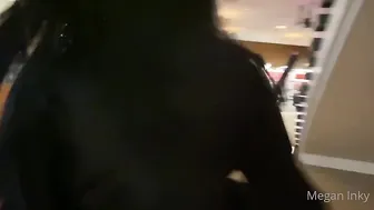 Megan Inky aka inky real busty beauty takes off her underwear