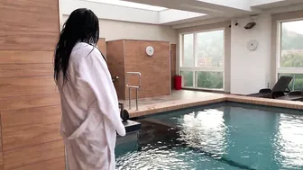 Megan Inky aka inky real leggy blonde pampers pussy with her fingers