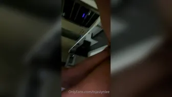 Jaslyn Lee aka tsjaslynlee handjob in front of the camera