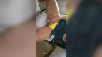 Jaslyn Lee aka tsjaslynlee thinty passionately pulls the cap