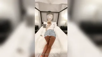 Ashley Danielle busty chick shows her charms